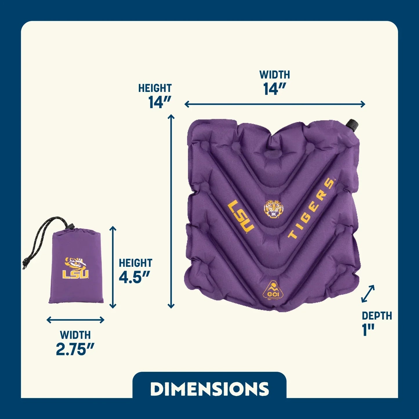 V Seat - LSU Tigers H6