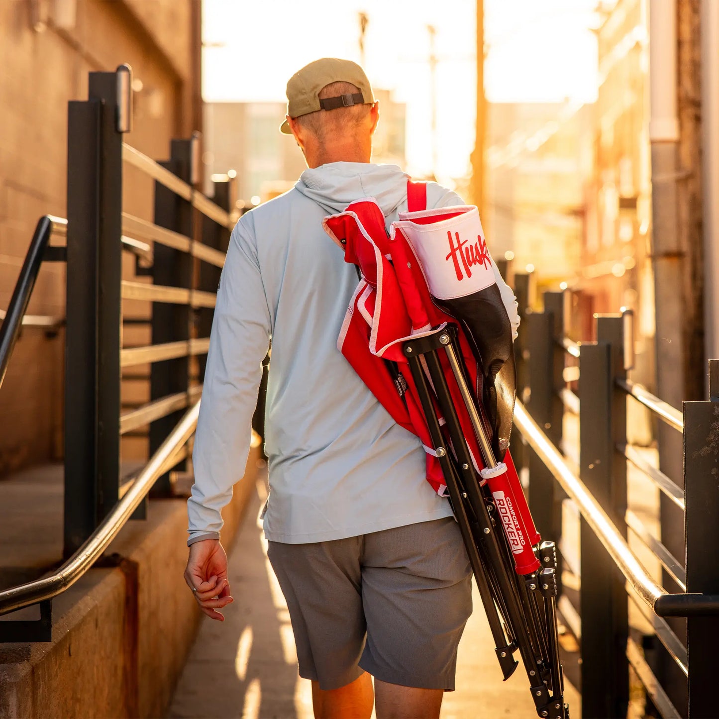 Comfort Pro Rocker - Nebraska Cornhuskers N5