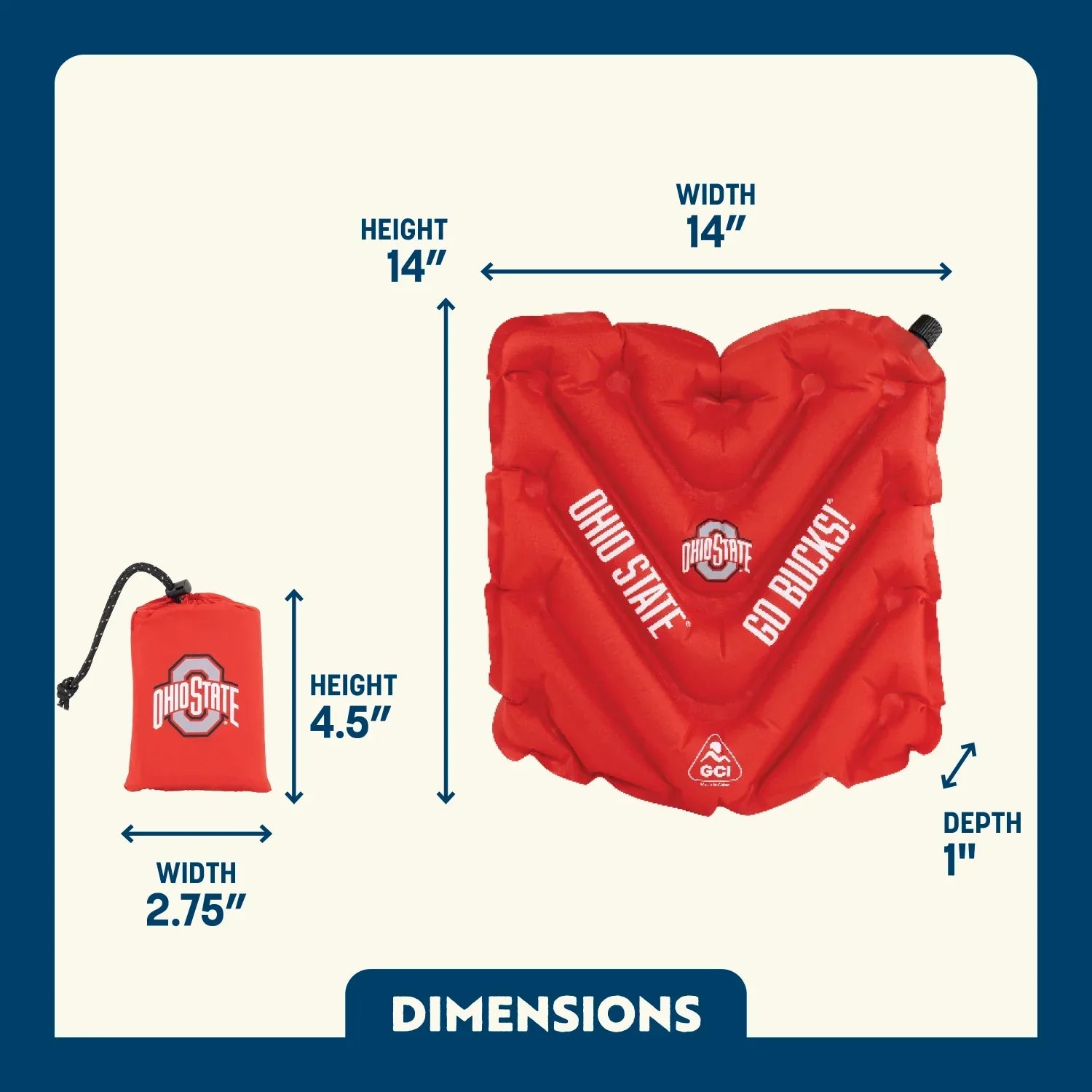 V Seat - Ohio State Buckeyes Z7