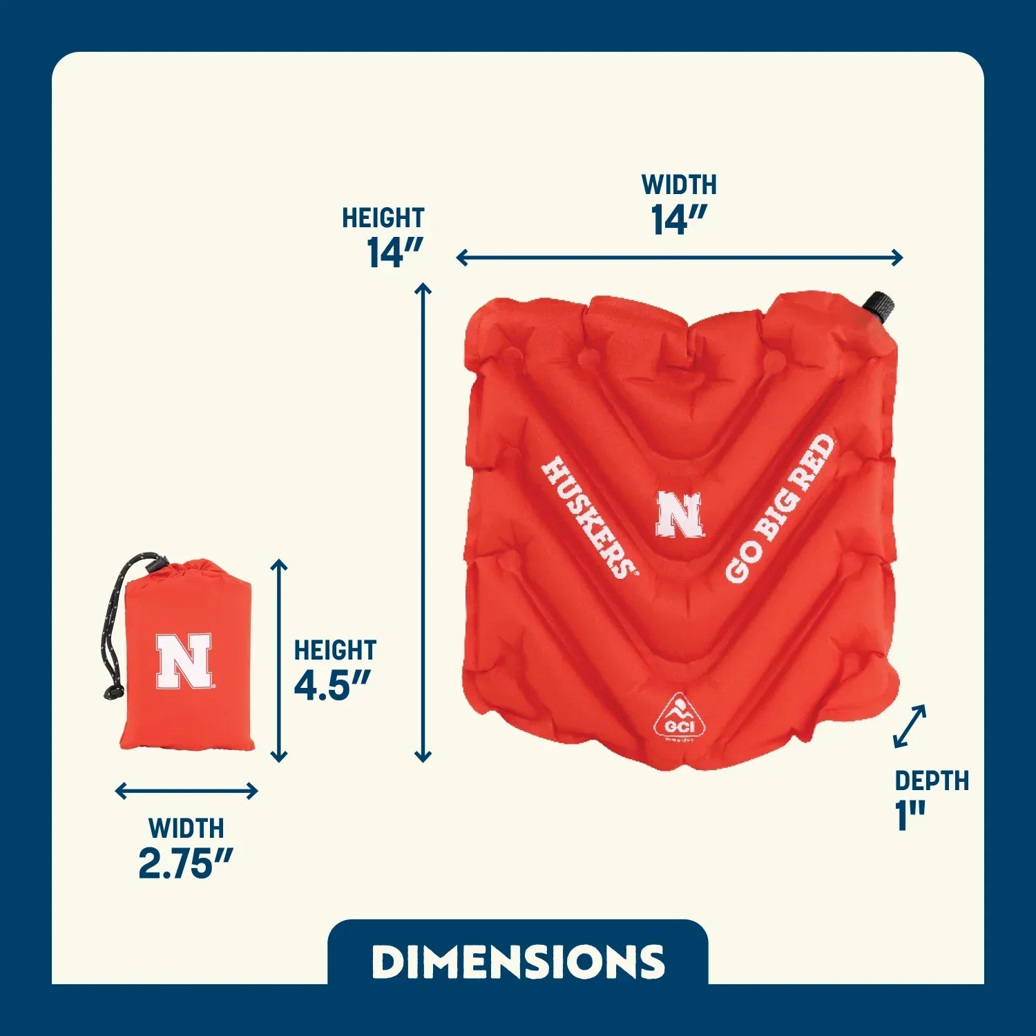 V Seat - Nebraska Cornhuskers A5