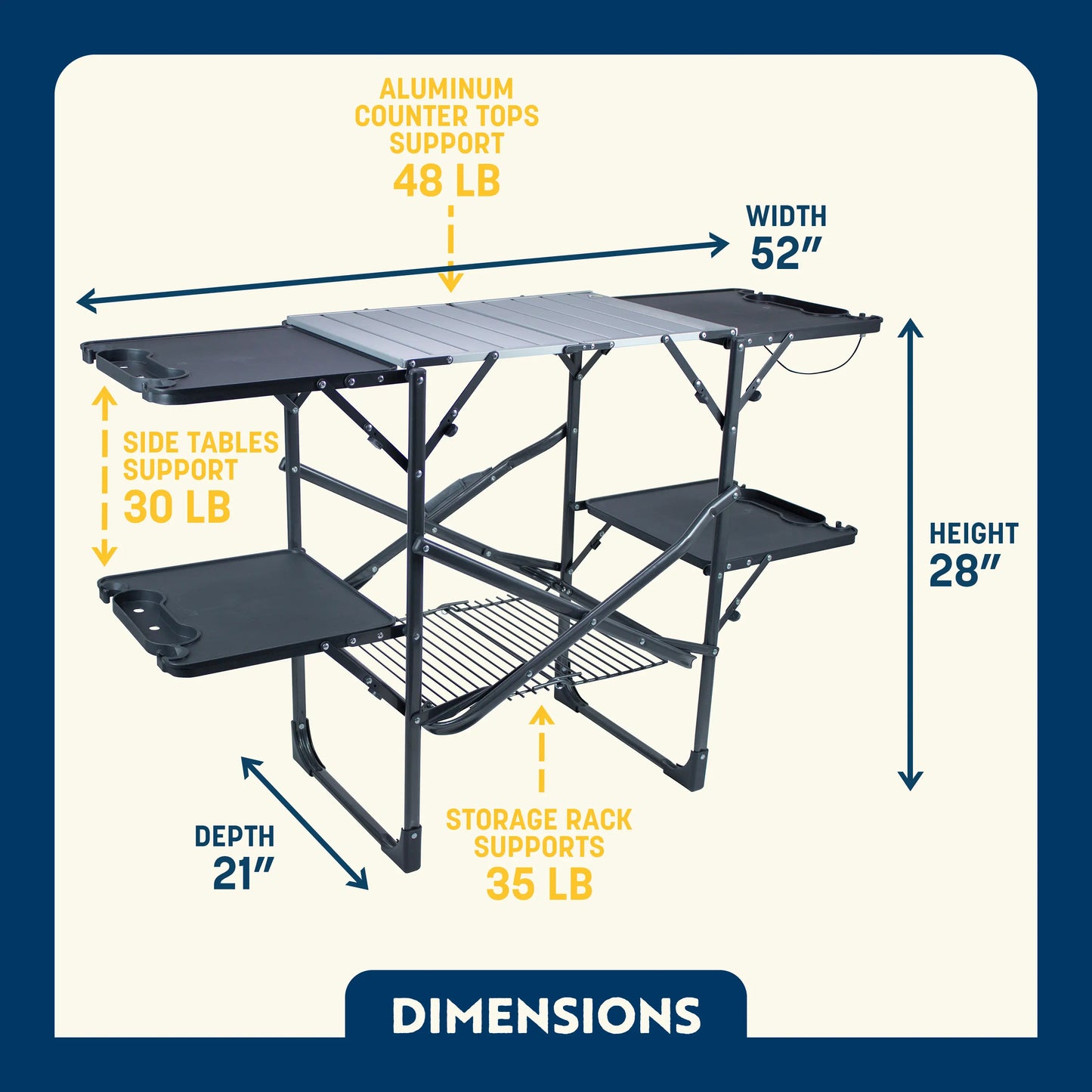 Slim-Fold Cook Station M8
