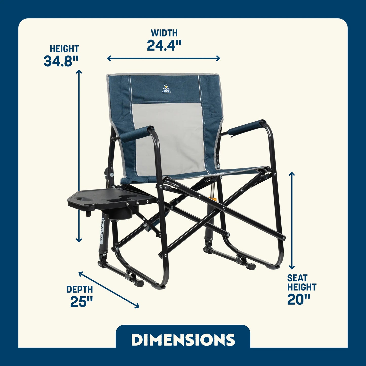 Freestyle Rocker with Side Table Z5
